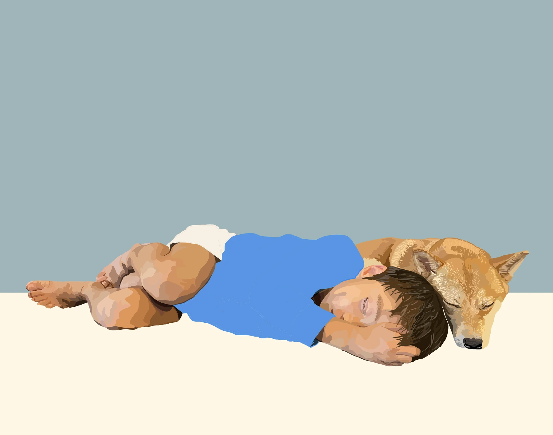 Bobae Art Studio — Bodhi & Mochi illustration