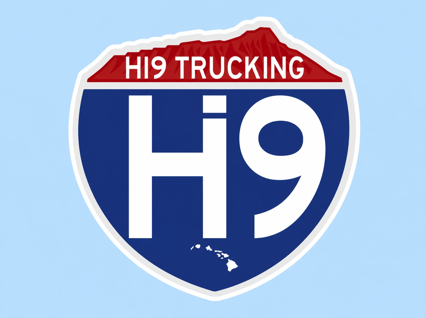 Hi-9 Trucking shield logo