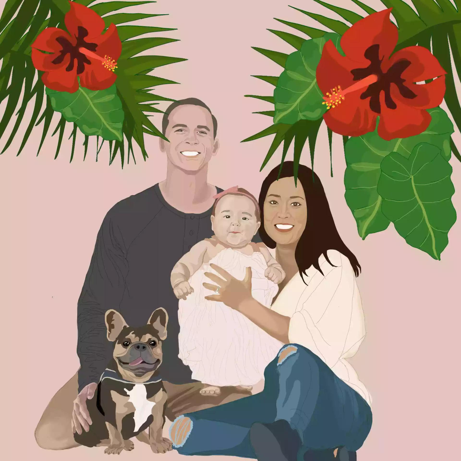 Hi Banzai Family Photo